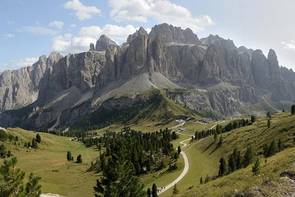 Grödner Joch / Passo di Gardena  / Ju de Frara  / Jëuf de Frea – Bild 1 vergrößern