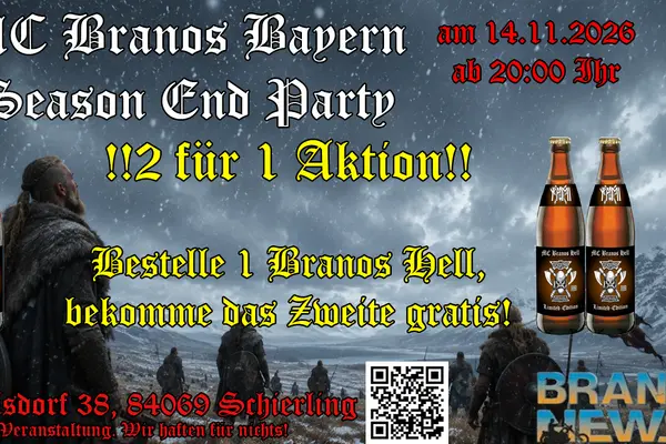 MC Branos Bayern – Season End Party 2026 – Bild 1 vergrößern